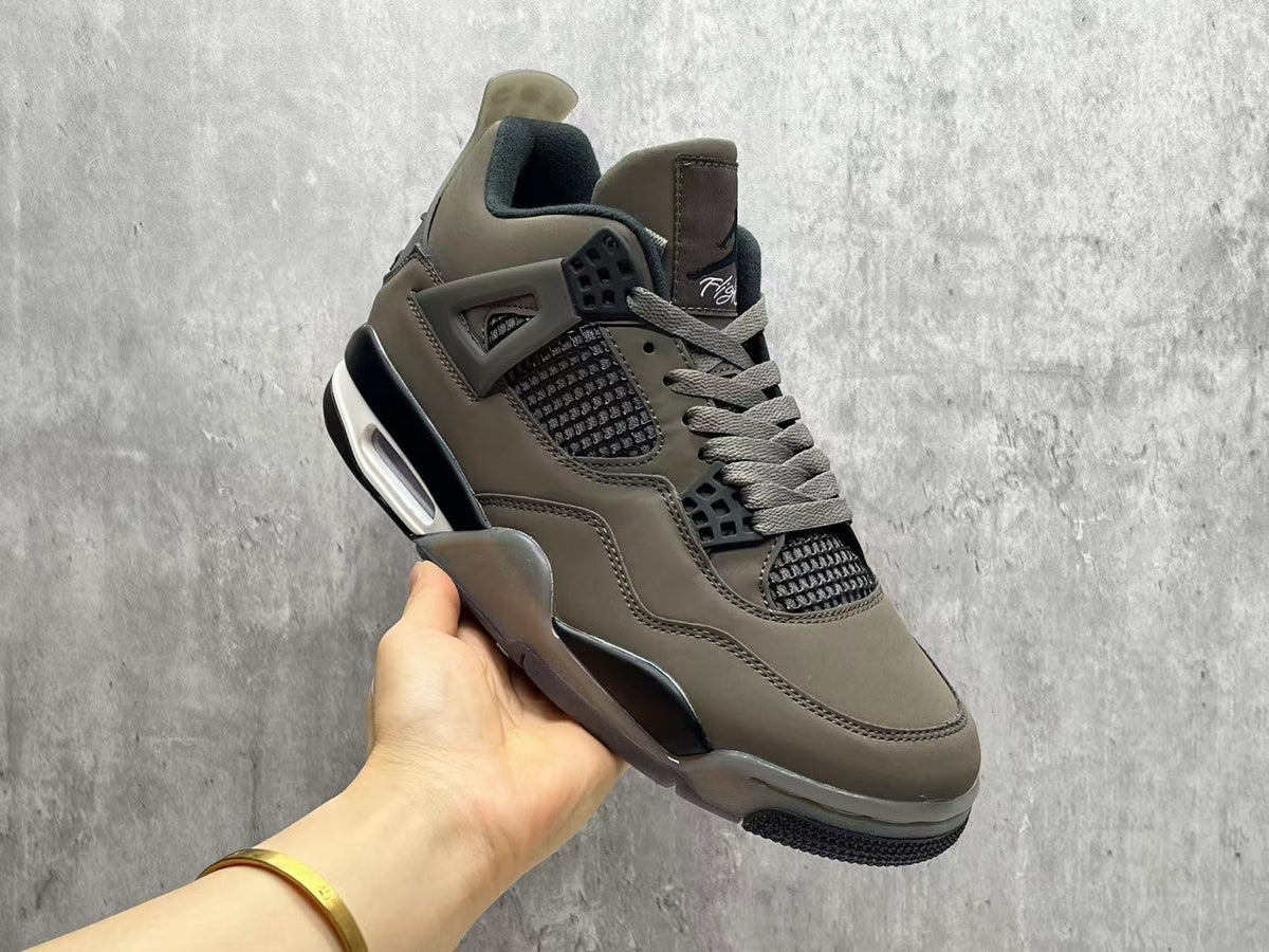 Air Jordan 4 Retro Cave-Stone Sneakers | Strata Echo