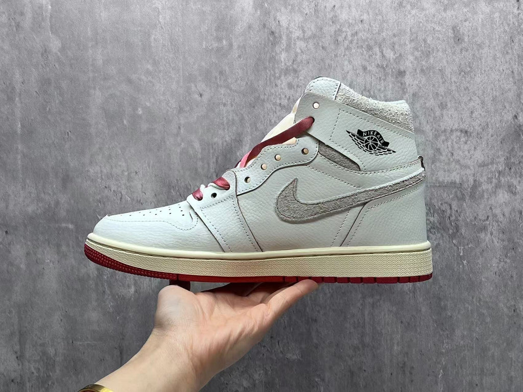 Air Jordan 1 Retro Cinnabar Emberline Leather Sneakers