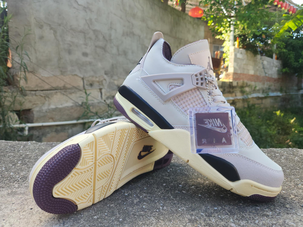 A Ma Maniére x Air Jordan 4 Sneakers – Brown Pink