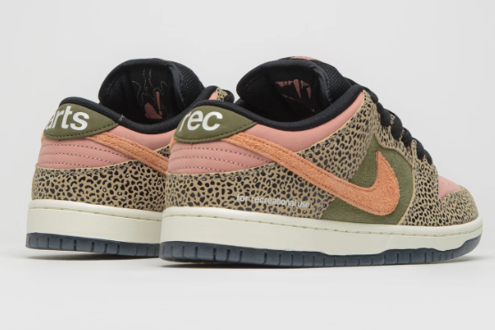 Nike SB x Arts-Rec Dunk Low Pro – Khaki Amber Brown Rough Green Rust Pink