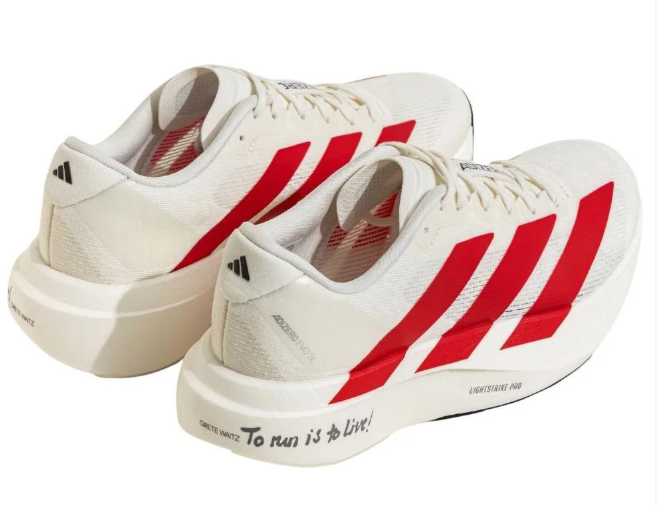 adidas Adizero EVO SL Shoes – White Red | JS1182