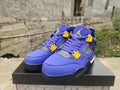 Air Jordan 4 Retro "Purple Yellow" Sneakers