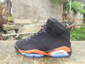 Air Jordan 6 Retro "Shattered Backboard" Black Orange Sneakers