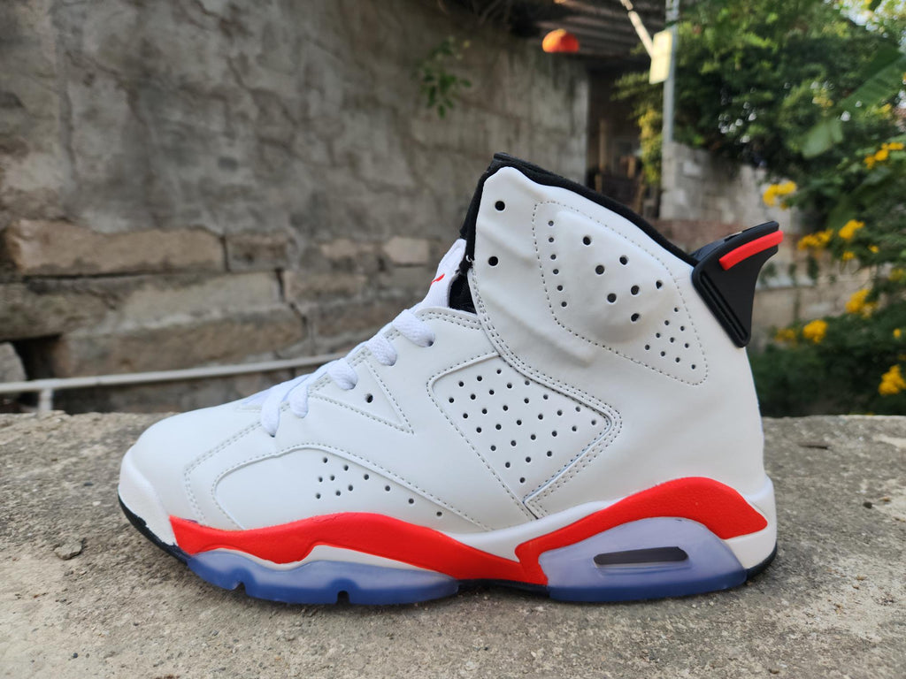 Air Jordan 6 Retro "White Infrared Black" Sneakers – CT8529-105