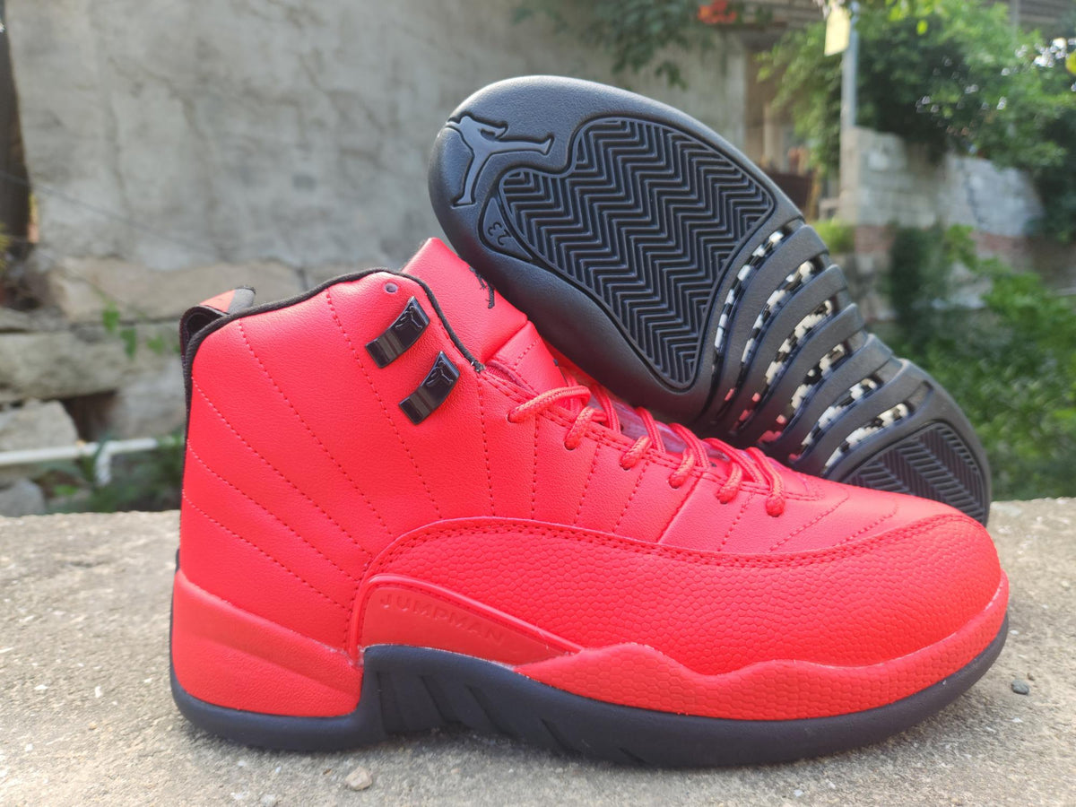Air Jordan 12 Retro Nightfire Sneakers - Black/Red