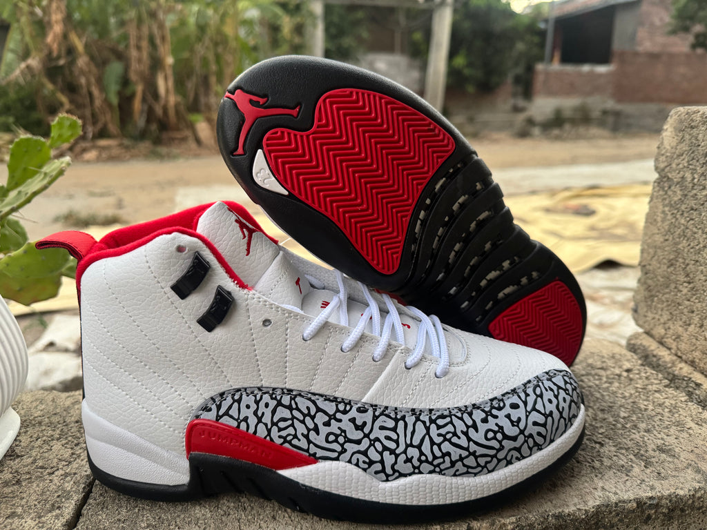 Air Jordan 12 Retro Urban Bloom Floral Sneakers - White/Black/Multi