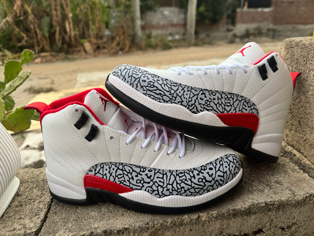 Air Jordan 12 Retro Urban Bloom Floral Sneakers - White/Black/Multi