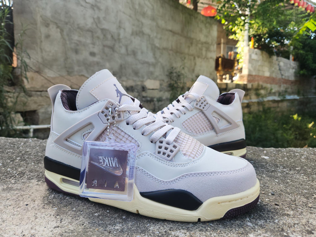A Ma Maniére x Air Jordan 4 Sneakers – Brown Pink