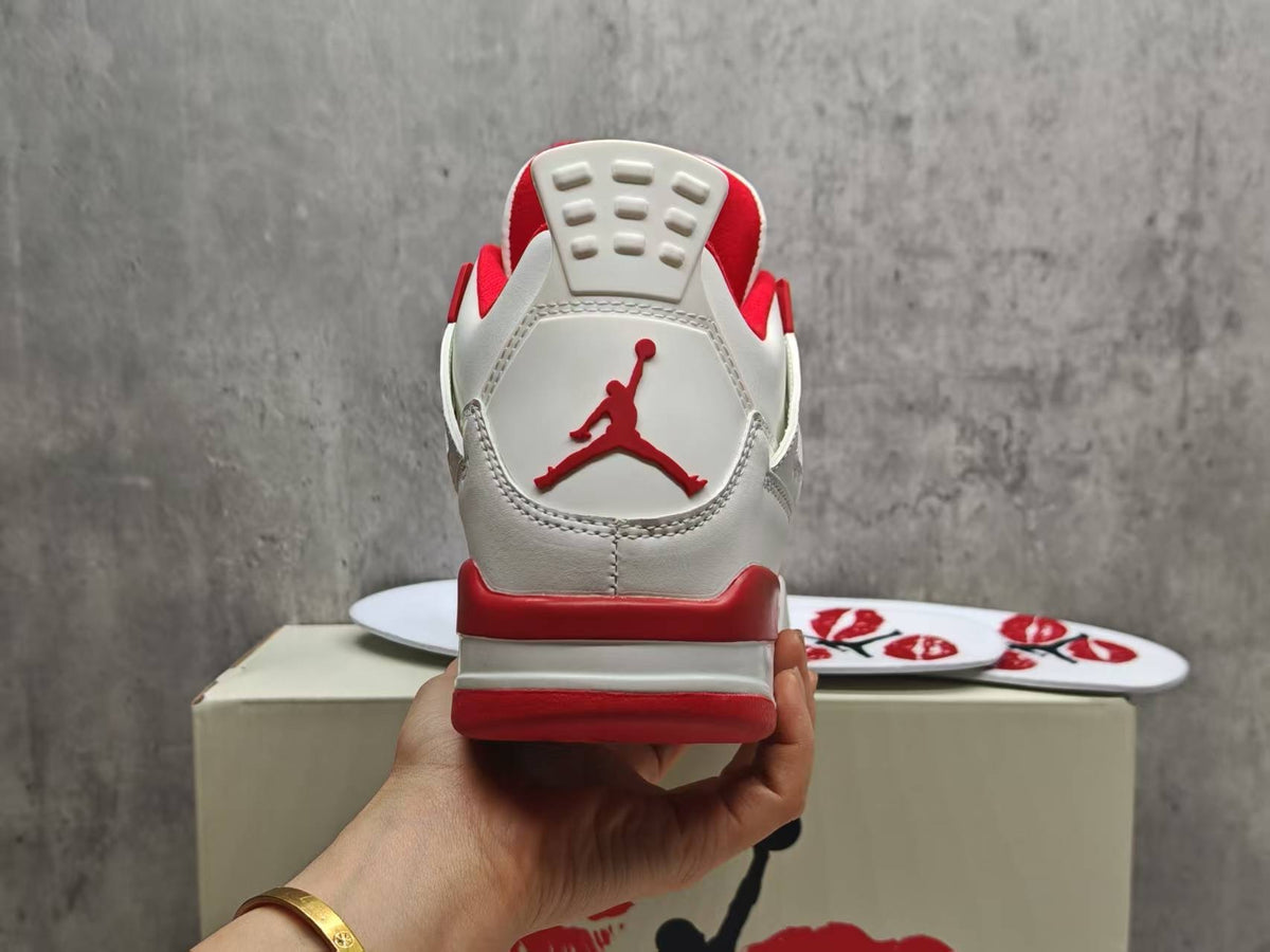 Air Jordan 4 Retro "Valentine's Day – Sierra Red" Sneakers