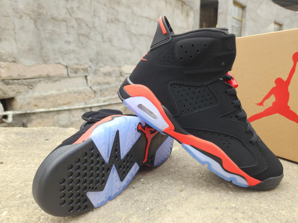 Air Jordan 6 "Shattered Backboard" Black Red Sneakers