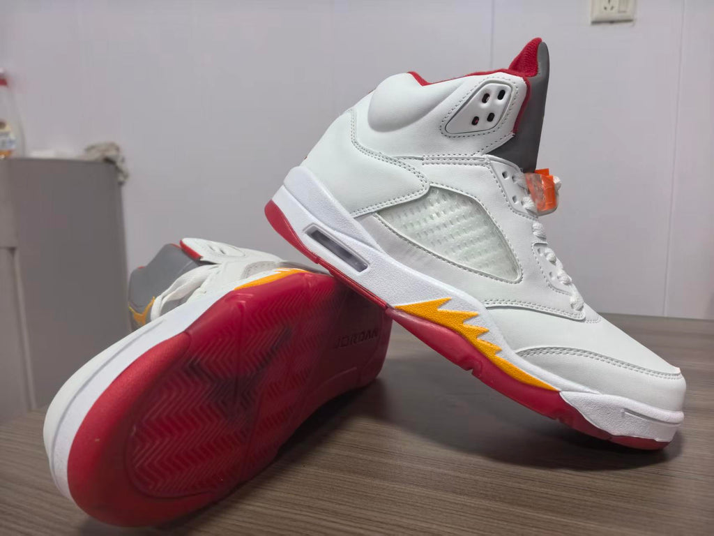Air Jordan 5 Sunset Orange Sneakers | Sundown Frequency