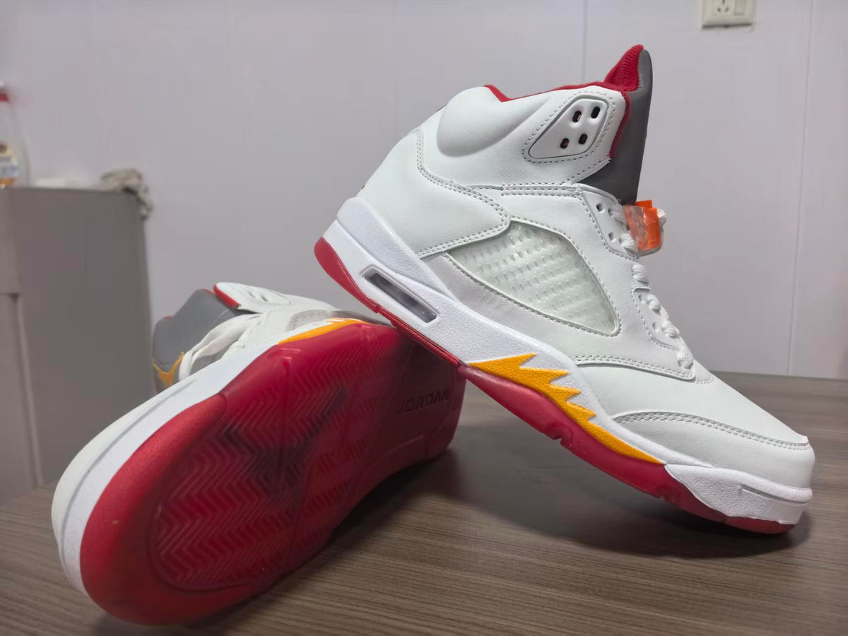 Air Jordan 5 Sunset Orange Sneakers | Sundown Frequency
