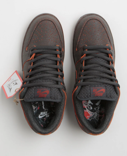 Nike SB Dunk Low Pro Premium Krampus – Dark Smoke Grey Campfire Orange Black