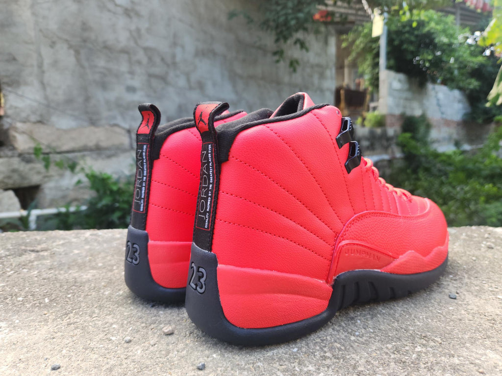 Air Jordan 12 Retro Nightfire Sneakers - Black/Red
