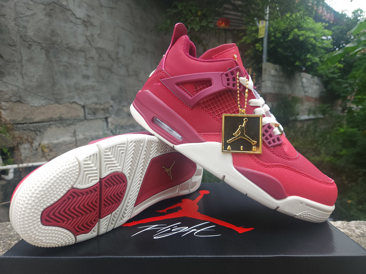 Air Jordan 4 Retro Red-Purple-Gold Sneakers | Prism Fanfare