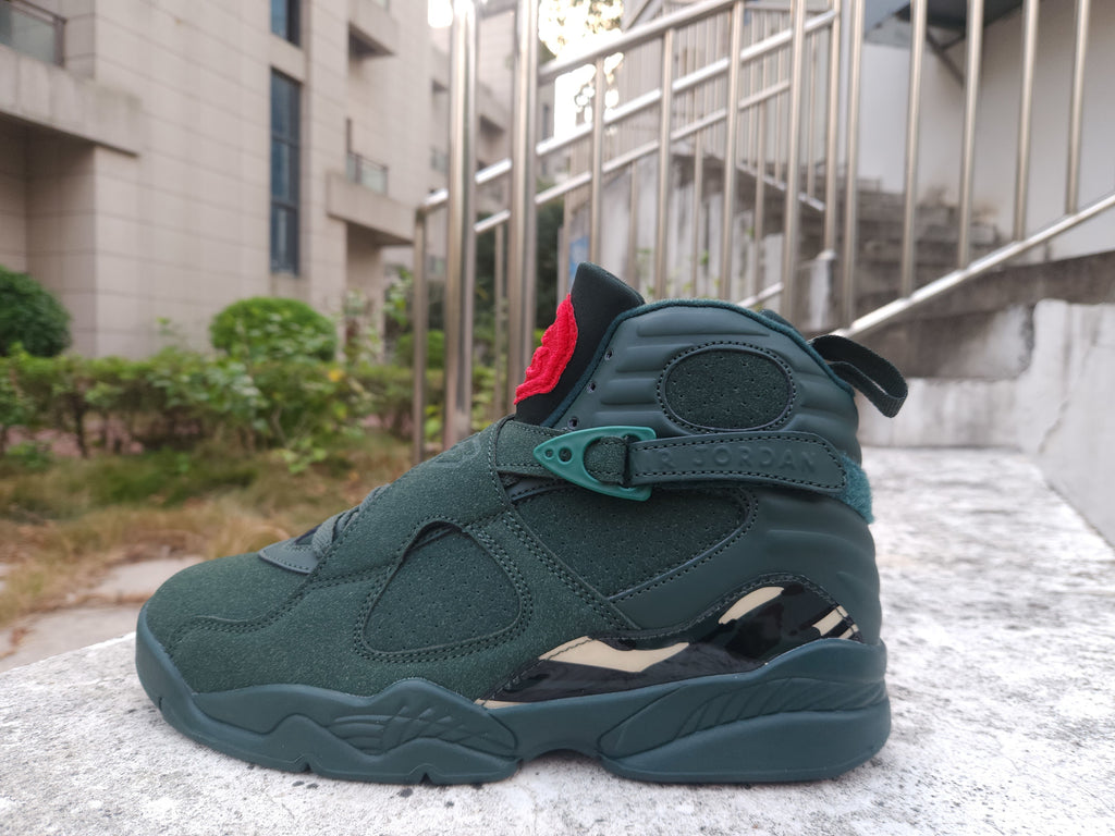 Air Jordan 8 "Green Gold Black Red" Sneakers