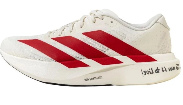 adidas Adizero EVO SL Shoes – White Red | JS1182