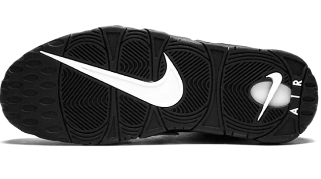 Nike Air More Uptempo Sneakers – Black White | 414962-00