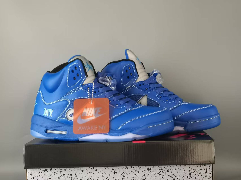 Air Jordan 5 Retro "NY Arctic Blue" Sneakers