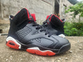 Air Jordan 6 Spectrum Ember Sneakers - Black/Red Multi
