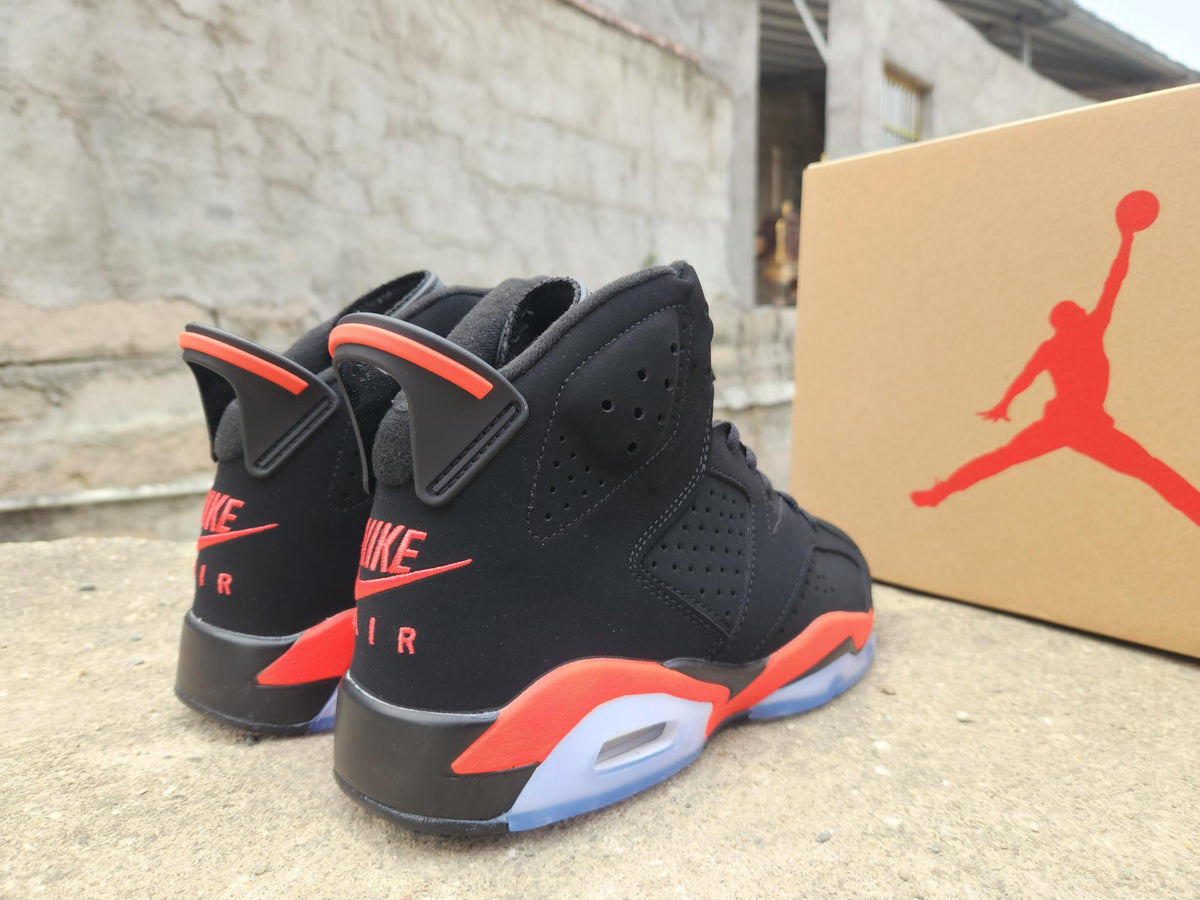 Air Jordan 6 "Shattered Backboard" Black Red Sneakers