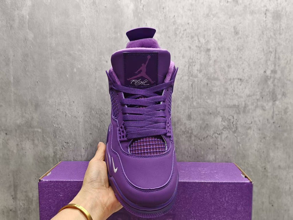 Air Jordan 4 Retro Sneakers – Canyon Purple