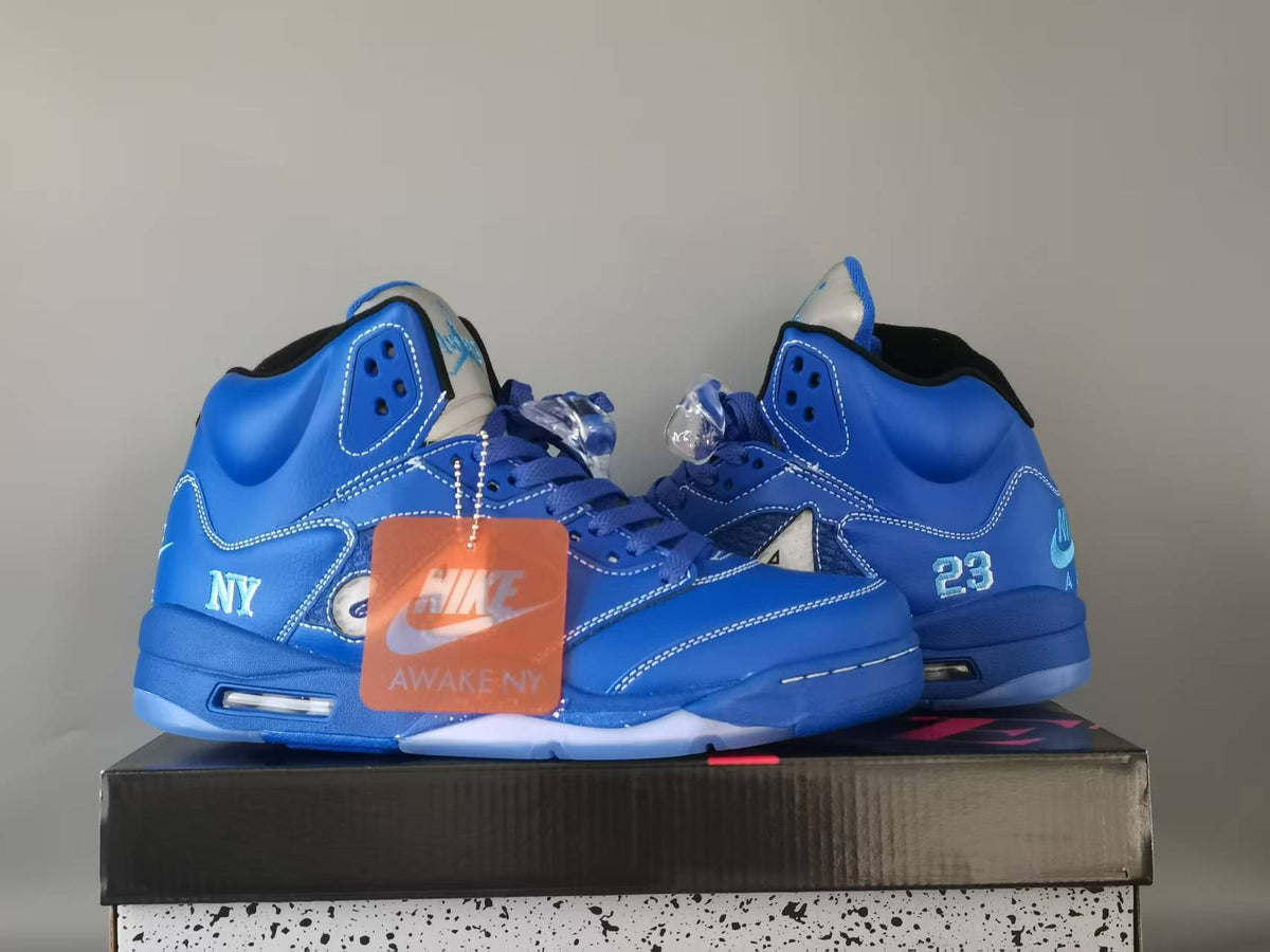 Air Jordan 5 Retro "NY Arctic Blue" Sneakers