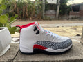 Air Jordan 12 Retro Urban Bloom Floral Sneakers - White/Black/Multi