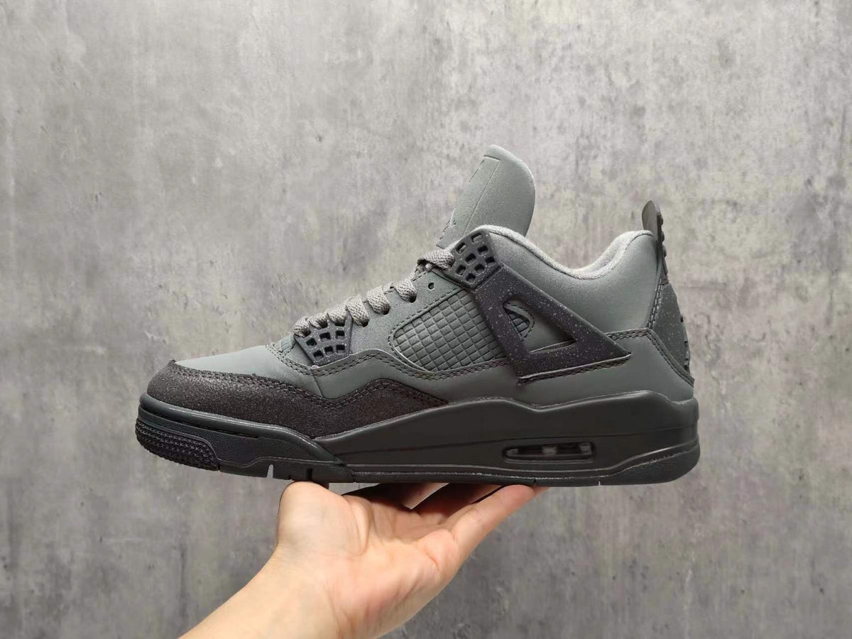 Air Jordan 4 Olympic Grey Sneakers | Graphite Meridian