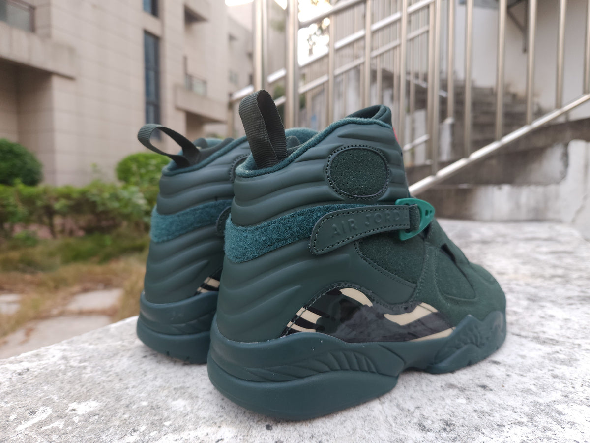 Air Jordan 8 "Green Gold Black Red" Sneakers
