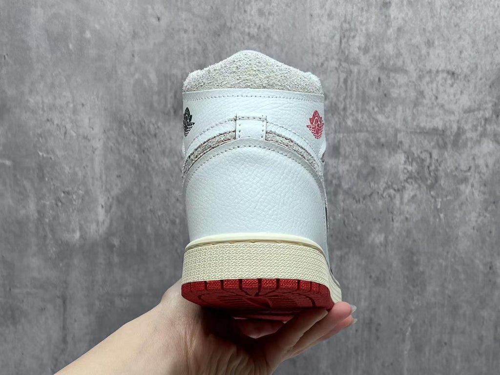 Air Jordan 1 Retro Leather Sneakers – Cinnabar Red