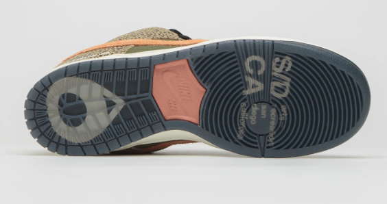 Nike SB x Arts-Rec Dunk Low Pro – Khaki Amber Brown Rough Green Rust Pink