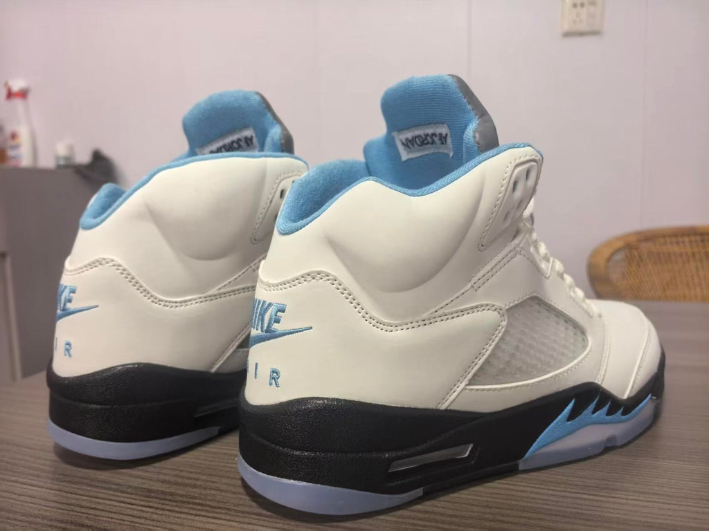 Air Jordan 5 Deep Pink/Blue Sneakers | Chromatic Duet