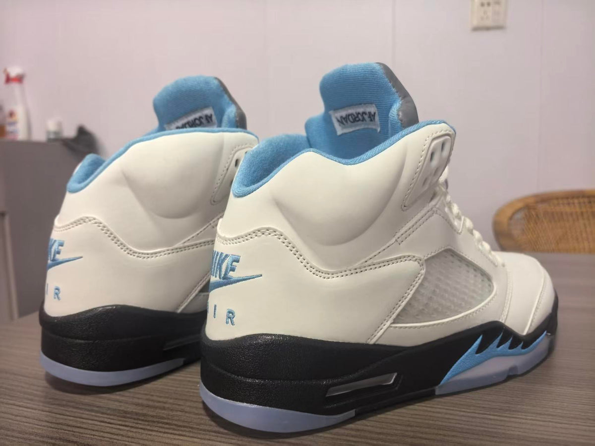 Air Jordan 5 Deep Pink/Blue Sneakers | Chromatic Duet