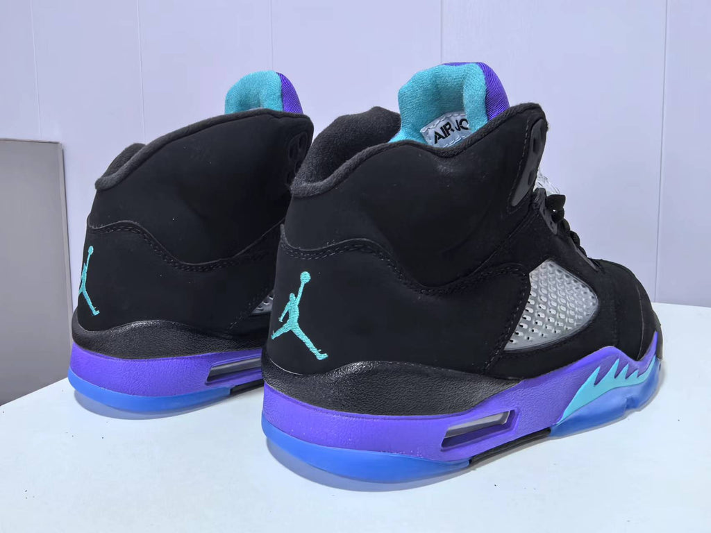 Air Jordan 5 Black Grape Sneakers | Grape Nocturne