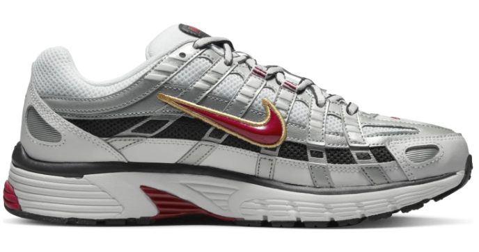 Nike P-6000 CNPT Women's Sneakers – Metallic Silver Red | BV1021-101