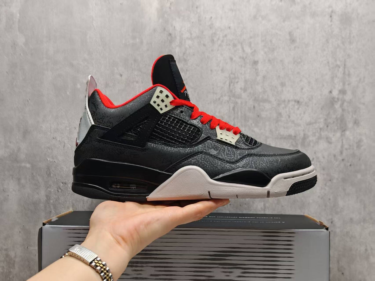 Air Jordan 4 Black Laser – Obsidian Signal