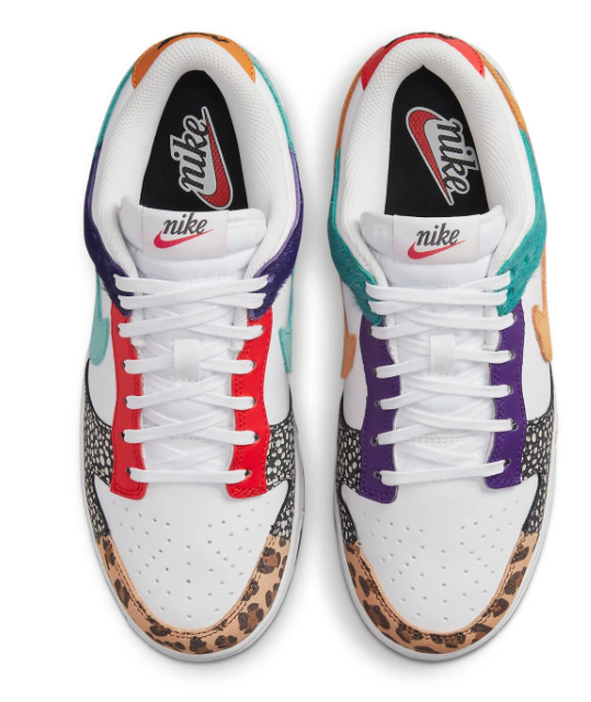 Nike Dunk Low SE Women's Sneakers – Safari Mix | DN3866-100