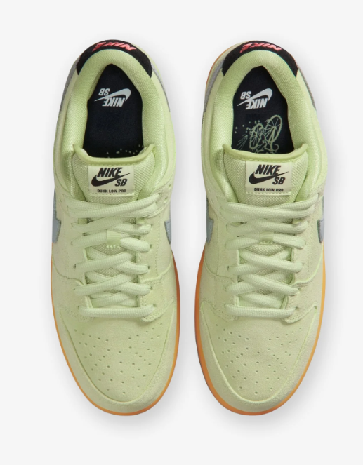 Nike SB Dunk Low Pro Sneakers – Light Liquid Lime
