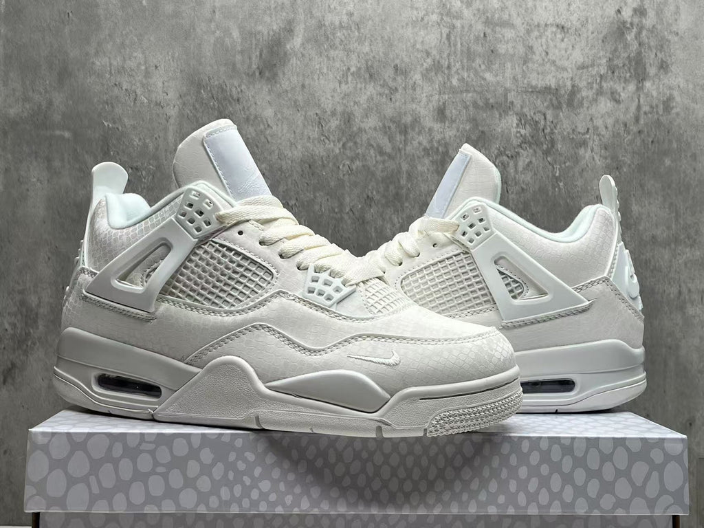 Air Jordan 4 Retro "White Mamba" Sneakers