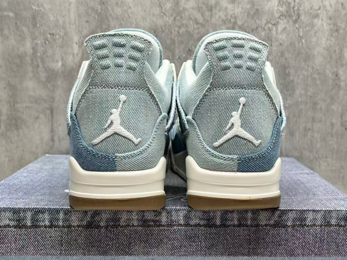 Air Jordan 4 Retro Denim Blue Sneakers | Blue Hour Edit