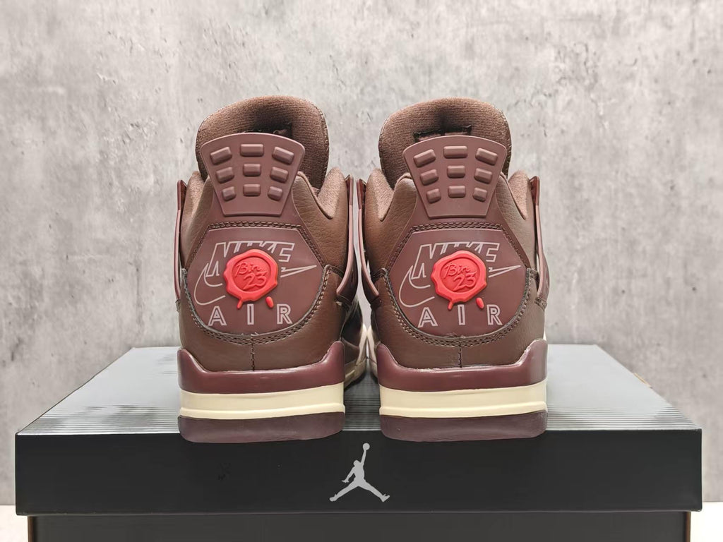 Air Jordan 4 Animal Brown Sneakers | Umber Instinct