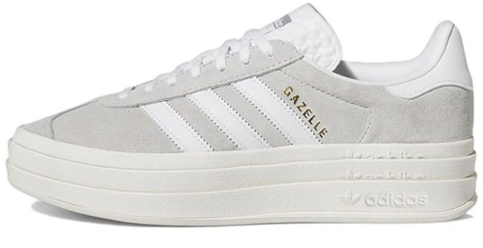 adidas Gazelle Bold Women's Sneakers – Grey White | HQ6893