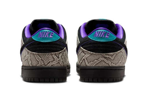 Nike SB Dunk Low Dashawn Jordan – Snake Skin Black Fierce Purple
