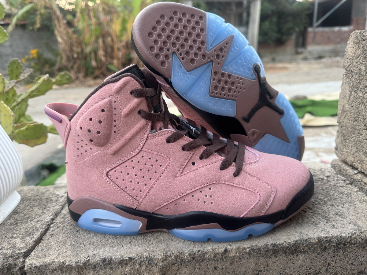 Air Jordan 6 Light Pink Sneakers | Blush Cadence