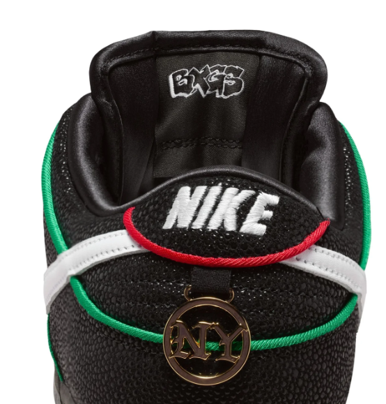 Nike SB Dunk Low Pro QS – Black White Challenge Red