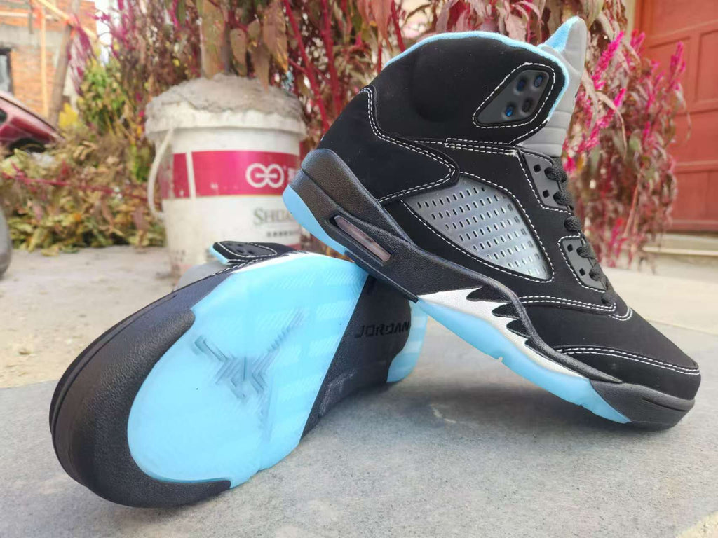 Air Jordan 5 Black/University Blue | Nightfall Scholar