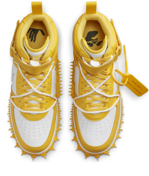 Nike x Off-White Air Force 1 Mid SP – Varsity Maize | DR0500-101