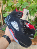 Air Jordan 5 "SUP Black Red" Sneakers