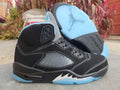 Air Jordan 5 Black/University Blue | Nightfall Scholar